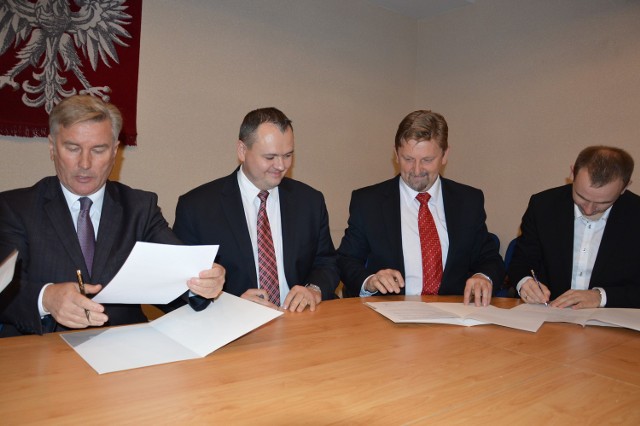Porozumienie podpisali: Stanisław Jastrzębski, Grzegorz Nowosielski, Adam Mróz i Paweł Deluga