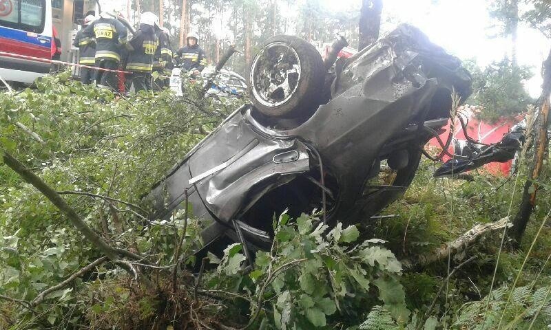 Wypadek na DK1 w Kobiórze