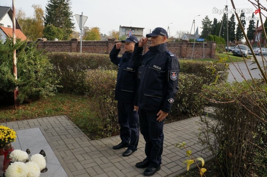 Raciborscy policjanci uczcili pamięć policjantów zamordowanych w 1940 roku ZDJĘCIA