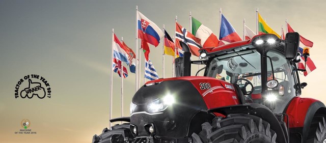 Zdobywcę tytułu „Tractor of the Year 2017” - Optum 300 CVX  podczas targów Agrotech zwiedzający zobaczą na stoisku firmy CASE IH.