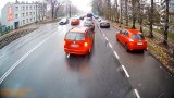 Agresywny kierowca w Katowicach. Co on zrobił!? Policja opublikowała szokujące nagranie WIDEO