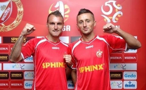 Piłkarze Widzewa Łódź zaprezentowali nowe stroje