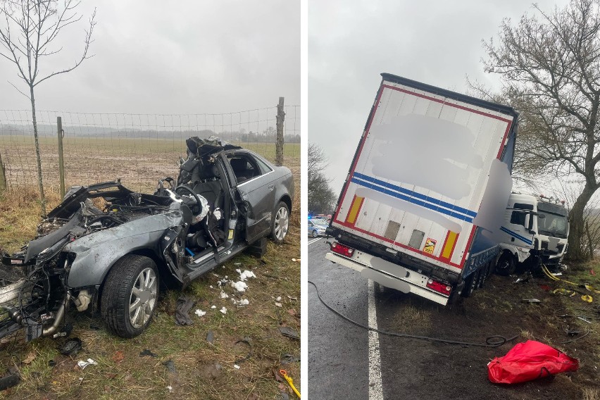 Wypadek na drodze krajowej numer 10 na trasie Recz-Wapnica