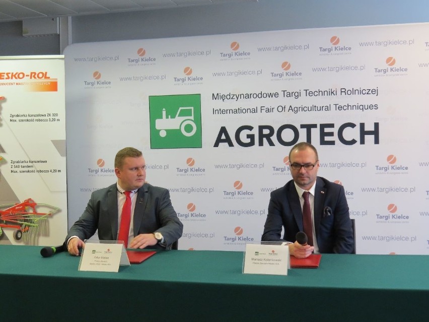 Agrotech 2018. Trzy skarżyskie firmy Mesko SA oraz Mesko - Rol i Mesko - AGD podpisały umowę o współpracy 