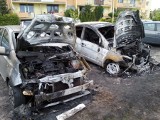 Dwa samochody spłonęły w nocy w Kijewie. Sprawę bada policja