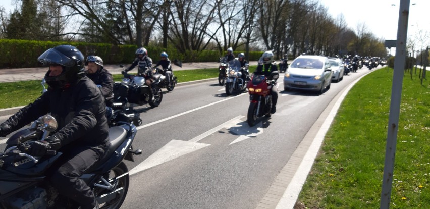 W niedzielę, 14 kwietnia, słupscy motocykliści...