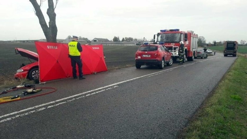 Śmiertelny wypadek w Gniewie na drodze do miejscowości...