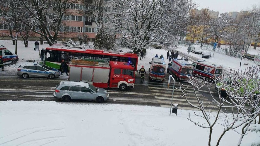 Wypadek autobusu na lubelskim Czechowie