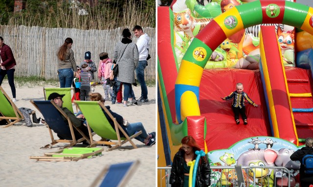 Ruszyła Miejska Strefa Letnia na Wyspie Grodzkiej. Zobaczcie, jak szczecinianie odpoczywali pierwszego dnia na plaży w centrum miasta.