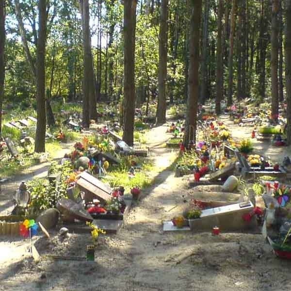 Cmentarz dla zwierząt "Psi Los" w Koniku Nowym pod Warszawą.