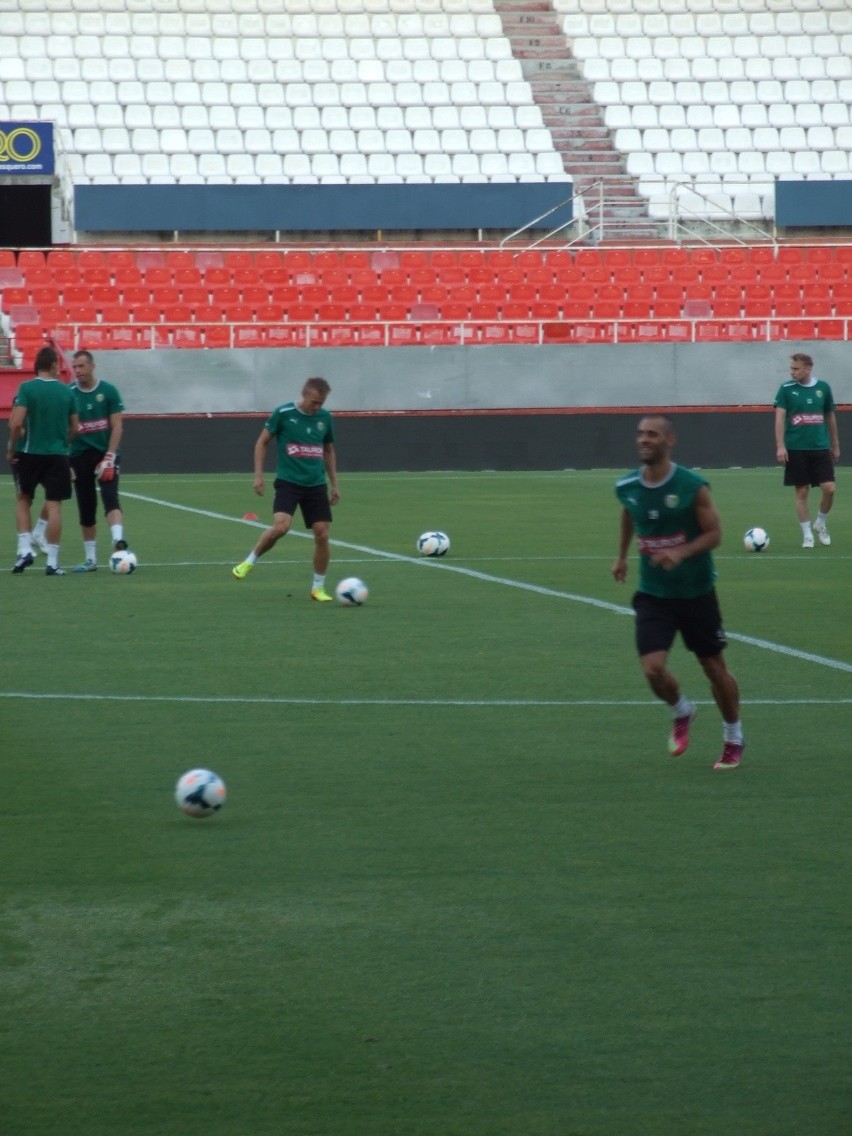 Sevilla - Śląsk. WKS trenował na Estadio Ramón Sánchez Pizjuán (ZDJĘCIA)