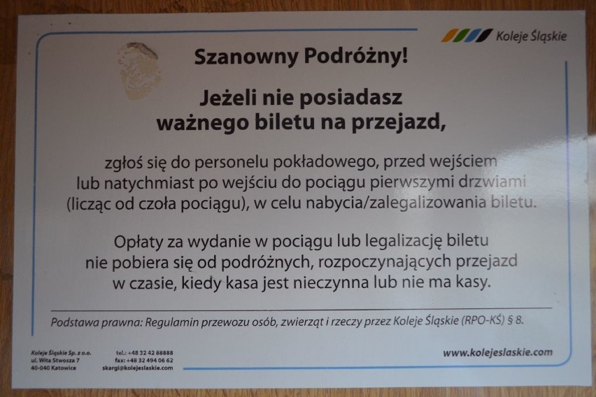 Podróż rozpoczęliśmy na stacji w Wodzisławiu Śl.