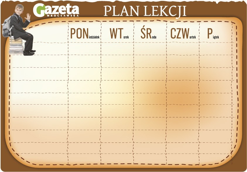 Plan lekcji