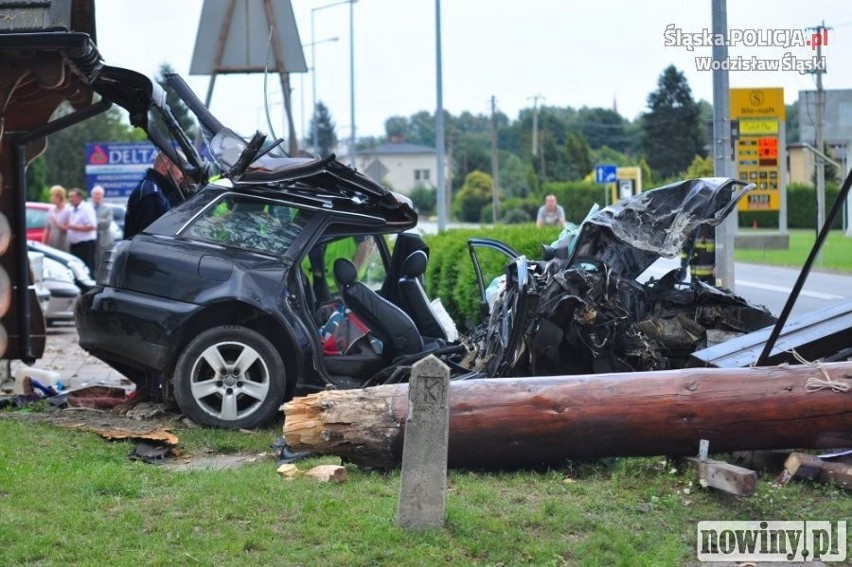 W poważnym wypadku w Wodzisławiu ucierpiał kierowca i...