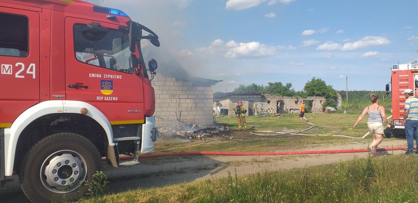 Pożar domu w Kałęczynie, 19.07.2020