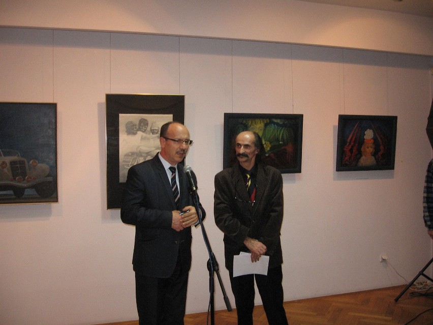 Udanej wystawy gratulował wiceprezydent, Ryszard Fałek.