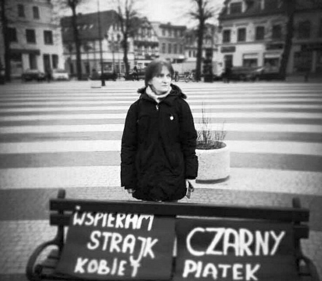 Beata Katkowska w Gryficach protestowała sama, ale decyzji o wyjściu na ulice nie żałuje