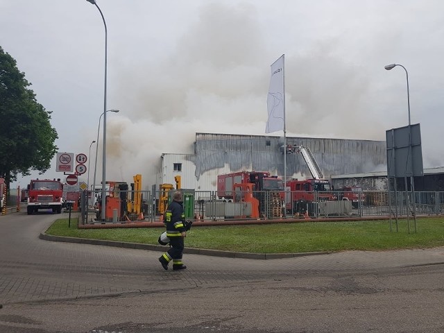 Pożar zakładu Iglotex w Skórczu wybuchł w nocy z 26 na 27 maja