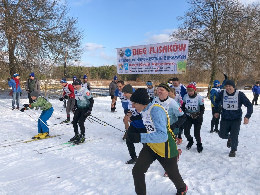 X Zimowy Bieg Flisaków w Ulanowie, czyli ogólnopolskie zawody w narciarstwie biegowym. Zobacz zdjęcia