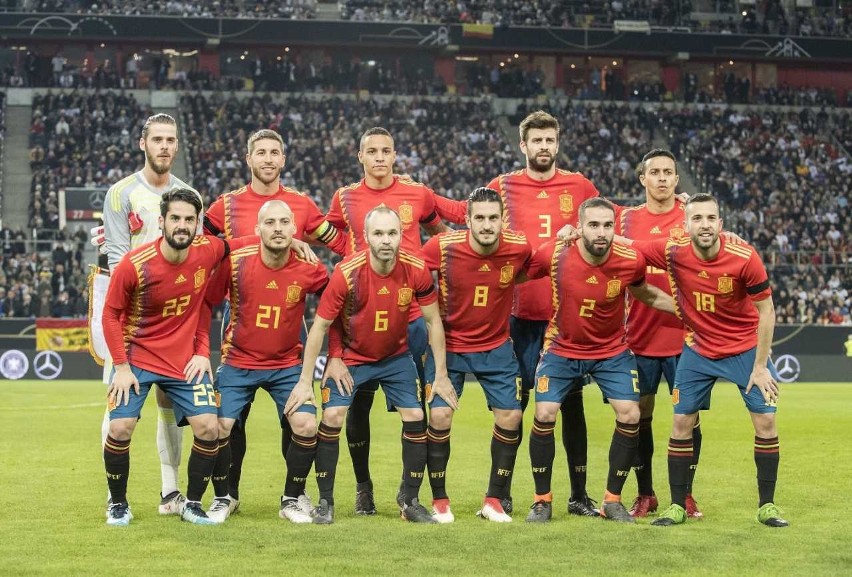 Reprezentacja Hiszpanii...