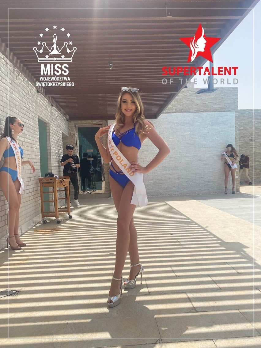 Karolina Skowerska z Kielc w Dubaju walczy o koronę Miss Supertalent of the World 2022. Była sesja i pokaz mody na pustyni