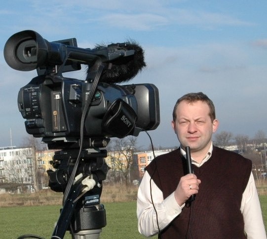 Tomasz Olszowy, szef TV Powiat Oleski.