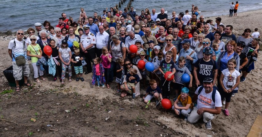 Otwarcie nowego wejścia na plażę, Gdynia Babie Doły