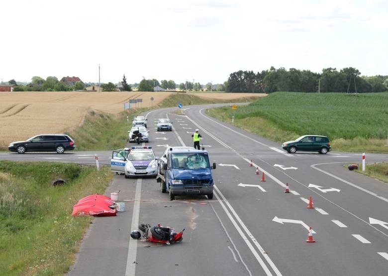 Wypadek na obowodnicy Mogilna