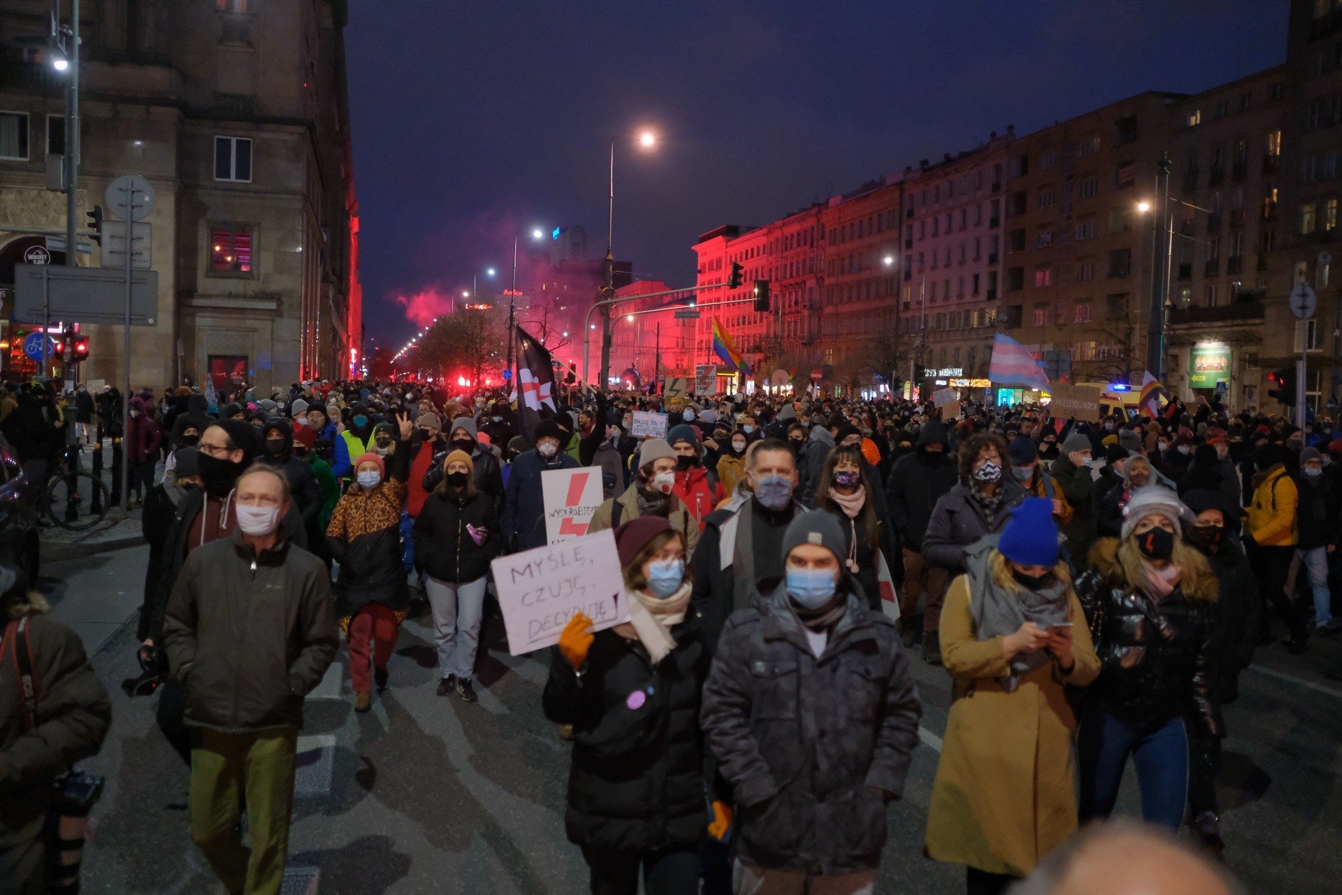 Warszawa Protest Strajku Kobiet „W imię matki, córki