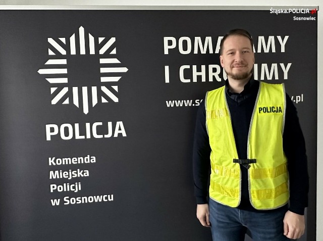 Sierżant sztabowy Błażej Czernecki, sosnowiecki policjant, pełniący służbę w miejscowym Komisariacie II, w czasie wolnym od służby  pomógł złapać złodzieja