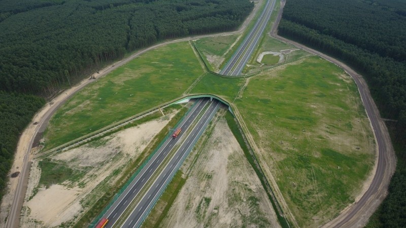 Przejście dla zwierząt nad drogą S3, na odcinku  Gorzów -...