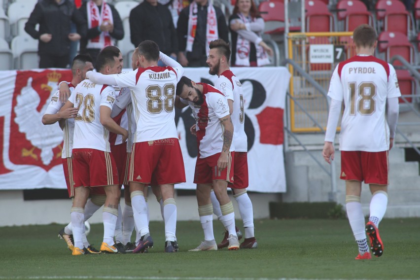 ŁKS Łódź - Chrobry Głogów 2:0. Zobacz, jak łodzianie pokonali zespół z Głogowa! [ZDJĘCIA]