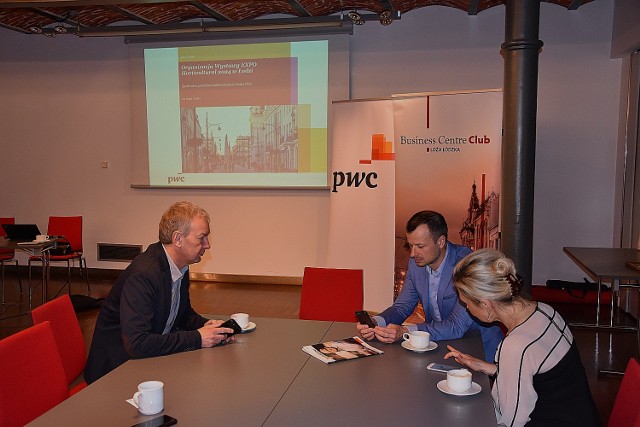 Przedsiębiorcy zrzeszeni w BCC wysłuchali informacji o stanie przygotowań Łodzi do Zielonego Expo 2024.