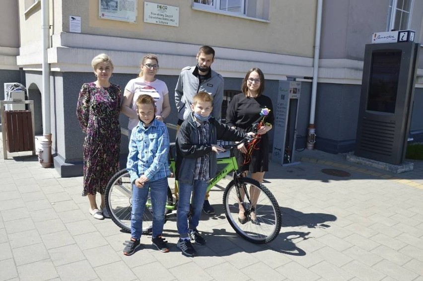 Szymon otrzymał rower w ramach akcji "Dziennika Bałtyckiego"...