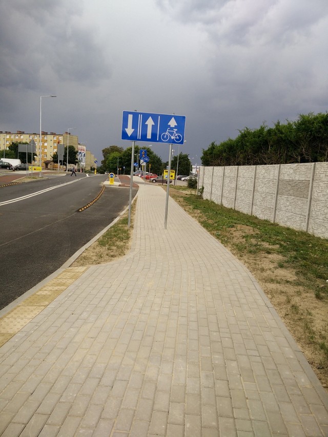 Nowa droga przy ul. Szafranka w Słupsku.