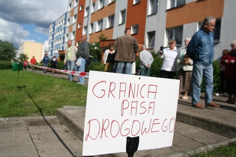 Protest na ul. Kapitulnej