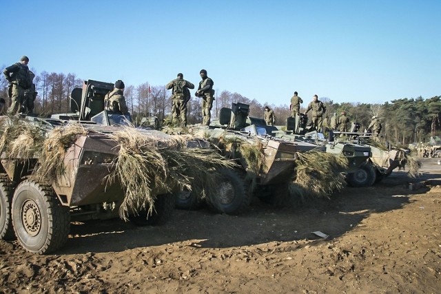 W ćwiczeniu pod kryptonimem Stryker Detachment 16 uczestniczy K-Company 3. Batalionu 2. Pułku Kawalerii armii Stanów Zjednoczonych