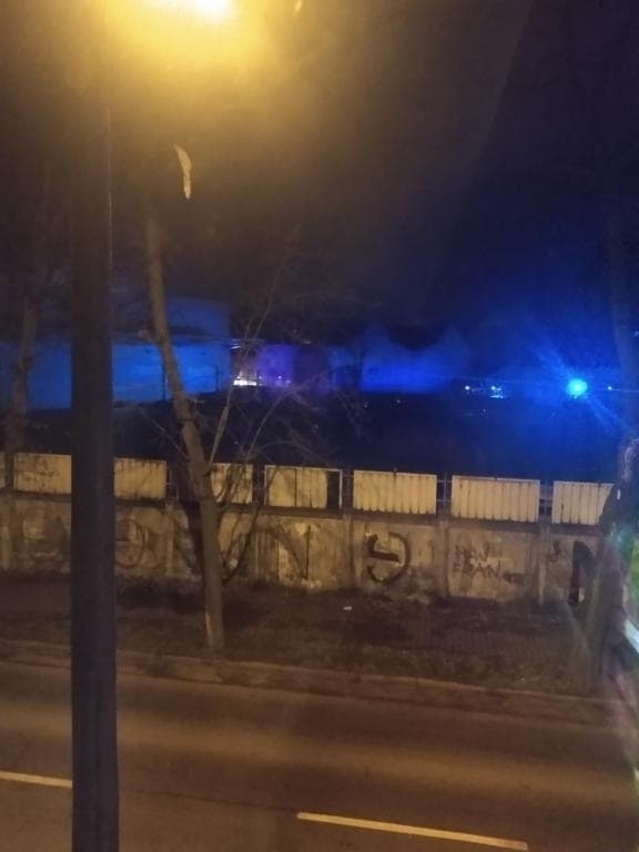 Pożar w halach ZNTK wybuchł wieczorem w sobotę, 1 lutego...