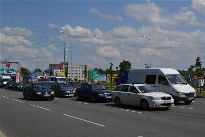 Częstochowa tkwi w korkach