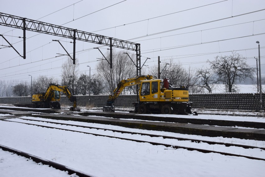 Przygotowania do remontu linii kolejowej Bronów - Wisła...