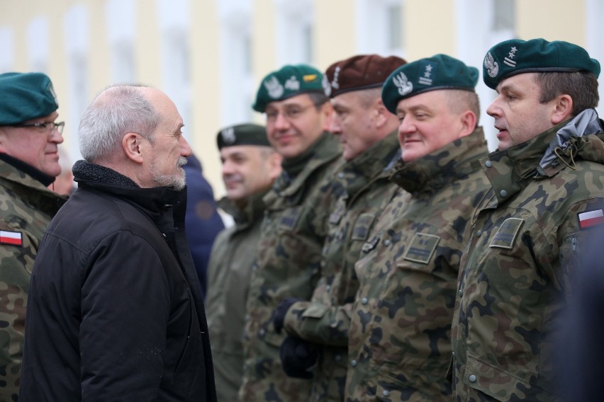 Minister Obrony Narodowej Antoni Macierewicz w Białymstoku