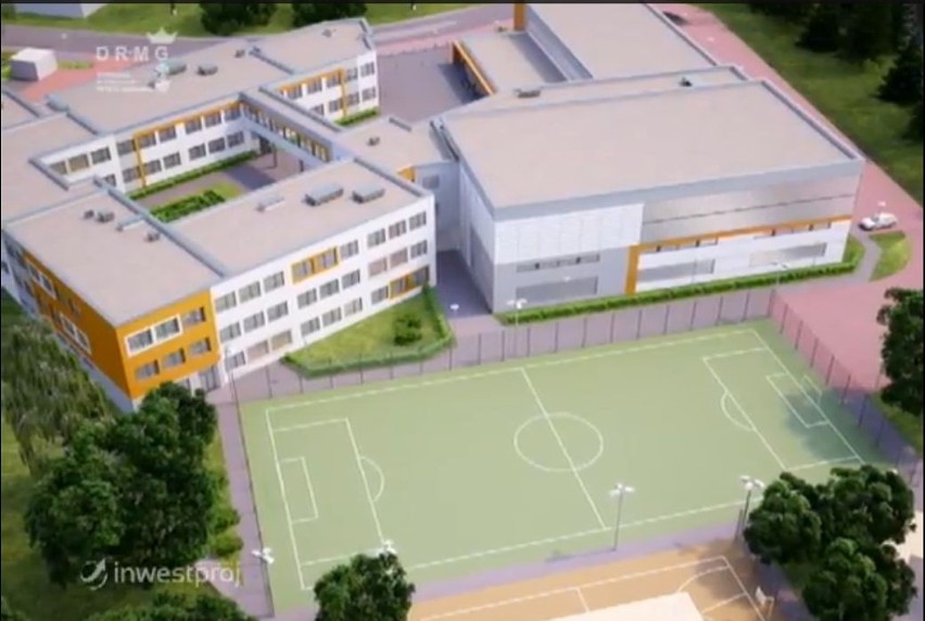 GOM wybuduje nową szkołę w Kowalach. Wirtualny spacer po nowoczesnej szkole [ZDJĘCIA, FILM]