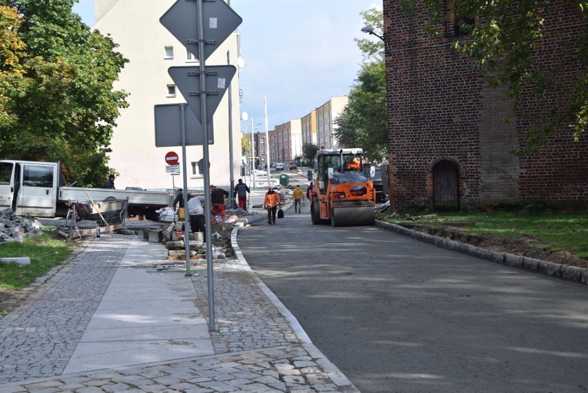 Stargard. Przebudowa ulicy Krzywoustego. Już niedługo finał 