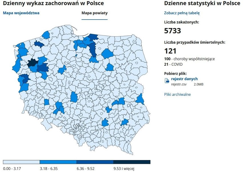 Koronawirus w woj. zachodniopomorskim - 30.11.2020. Spadek liczby zakażonych w całym kraju