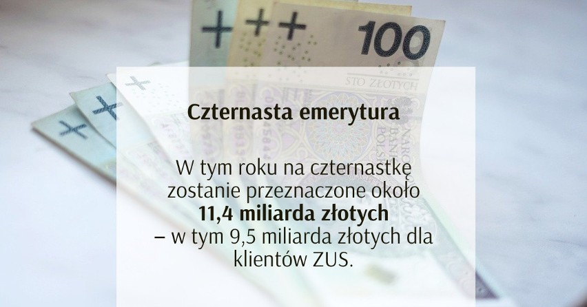 Najważniejsze informacje, dotyczące czternastej emerytury....