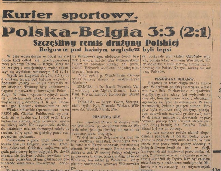 27 maja 1939 r. reprezentacja Polski rozegrała na stadionie...