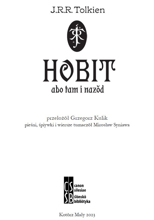 "Hobit, abo tam i nazŏd" - J. R. R. Tolkien w tłumaczeniu...