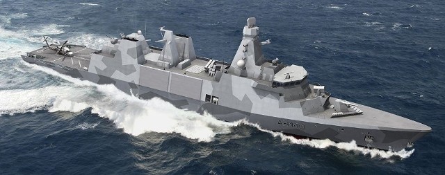 Projekt fregaty Arrowhead, będący bazą dla polskich "Mieczników".