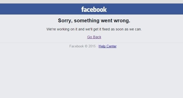 Facebook nie działał zarówno na przeglądarkach internetowych, jak i w aplikacjach mobilnych.