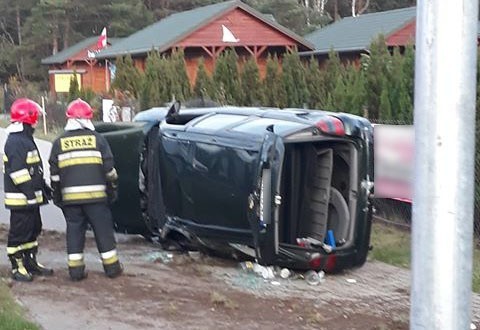 W Bobolinie (gmina Darłowo) doszło do wypadku samochodu...